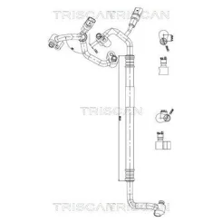 Cső Klíma Vw, Seat, Skoda, Audi - TRISCAN (901029134)