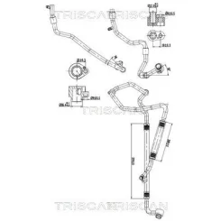 Cső Klíma Vw - TRISCAN (901029142)