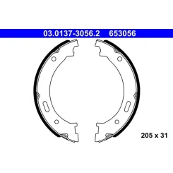 Fékpofakészlet, Rögzítőfék Jeep Commander/Grand Cherokee 3,0 Crd/3,7-6,1 4X4 04-10 - ATE (03.0137-3056.2)