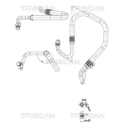 Cső Klíma Dacia - TRISCAN (901025025)