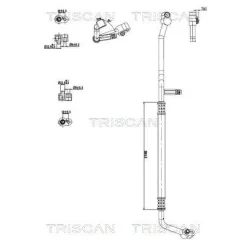 Cső Klíma Vw, Seat - TRISCAN (901029129)