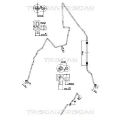 Cső Klíma Vw Amarok 2.0 Tdi 10- - TRISCAN (901029137)