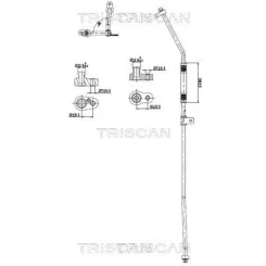 Cső Klíma Tesla - TRISCAN (901081006)
