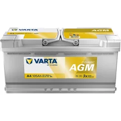 Akkumulátor 12V 105Ah/950A L- 393X175X190 Dynamic Agm - VARTA (605901095K262)