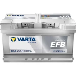 Akkumulátor 12V 75Ah/730A L- 315X175X175 Dynamic Efb - VARTA (575500073K262)