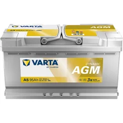 Akkumulátor 12V 95Ah/850A L- 353X175X190 Dynamic Agm - VARTA (595901085K262)