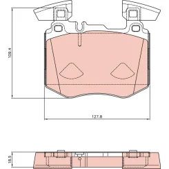 Fékbetétkészlet, Tárcsafék Db P. C253/X253 2,0 4-Matic 15-19 - TRW (GDB8310)