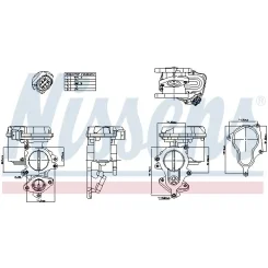 Szelep Egr Vw 2,0Tdi - NISSENS (NIS98156)