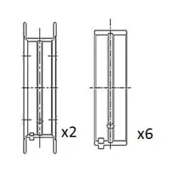 Főtengely Csapágycsésze Opel 1.2/1.4 Std Készlet - FAI AutoParts (BM1016-STD)