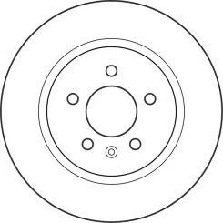 Féktárcsa Opel T. Insignia 1,5-2,0 17- - TRW (DF3936S)