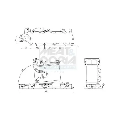 Intercooler Vw 1,6Tdi/2,0Tdi (Sam Intercooler) - MEAT & DORIA (MD995083)