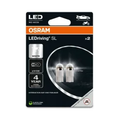 Izzó, Távfényszóró Sl W5W Fehér Led (Brak Ece) 2Szt. Blister (Eko) - ams-OSRAM (OSR2825DWP-2BL)