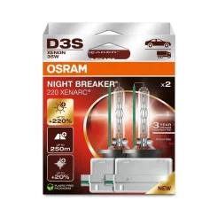 Izzó Night Breaker Laser Xenarc Gen2 D3S 42V, 35W, Pk32D-5 2Szt. (Eko) - ams-OSRAM (OSR66340XN2-2HB)