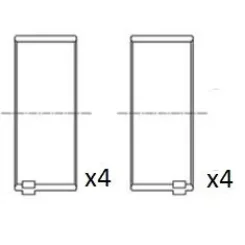 Hajtókar Csapágycsésze Peugeot 3.0Hdi Std Készlet - FAI AutoParts (BB2016-STD)