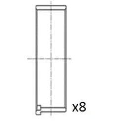 Hajtókar Csapágycsésze Mitsubishi 2.0/2.5 Std - FAI AutoParts (BB2007-STD)
