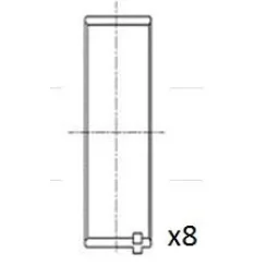 Hajtókar Csapágycsésze Bmw 1.6/1.8/2.0 Std Készlet - FAI AutoParts (BB2024-STD)
