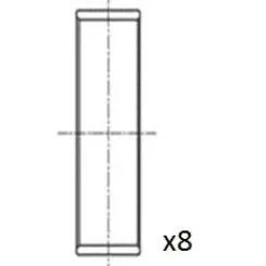 Hajtókar Csapágycsésze Ford 1.25/1.5/1.7 Std Készlet - FAI AutoParts (BB2037-STD)