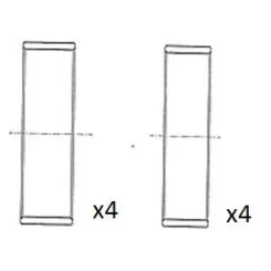 Hajtókar Csapágycsésze Renault 1.5Dci Std Készlet - FAI AutoParts (BB2062-STD)