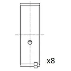 Hajtókar Csapágycsésze Fiat 1.4 Std Készlet - FAI AutoParts (BB2060-STD)