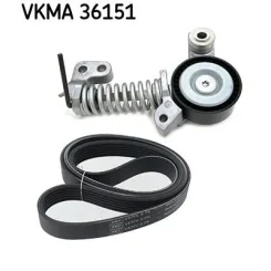 Hosszbordás Szíj Készlet Volvo 2,0D - SKF (VKMA36151)