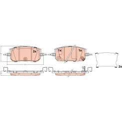 Fékbetétkészlet, Tárcsafék Mazda P. Mx-30 E-Skyactiv 20- - TRW (GDB2537)