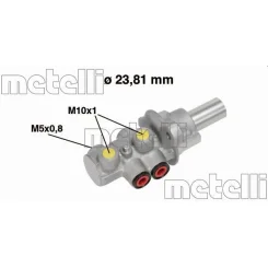 Főfékhenger Fiat Bravo 05- - METELLI (05-0683MET)