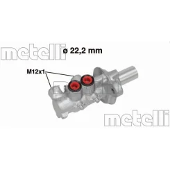 Főfékhenger Opel Agila 1,0-1,2/1,3 Cdti 08- - METELLI (05-0757MET)