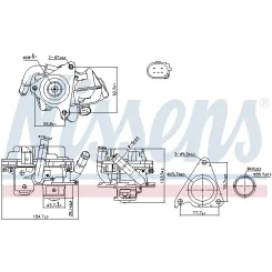 Szelep Egr Vw 1,6Tdi/2,0Tdi - NISSENS (NIS98379)