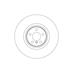 Féktárcsa Bmw P. 1/2/X1/X2 1,5-2,0 14- Bal - TRW (DF6978S)