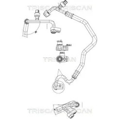 Cső Klíma Ford Kuga Ii 1.5 14-19 - TRISCAN (901016026)