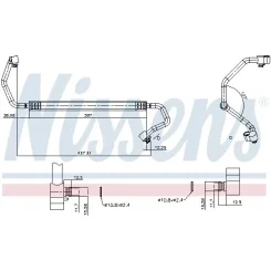 Cső Klíma Vw- Cc B7 (358) 11- Vw-Passat B6 (3C2) 05-, Vw-Passat B7 (10-) - NISSENS (NIS84025)