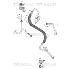 Cső Klíma Ford Transit 13- - TRISCAN (901016060)