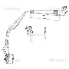 Cső Klíma Opel Adam 12-19 - TRISCAN (901024013)