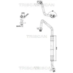 Cső Klíma Citroen Berlingo 98-11 - TRISCAN (901028057)