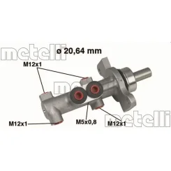 Főfékhenger Citroen C3 02- - METELLI (05-0422MET)
