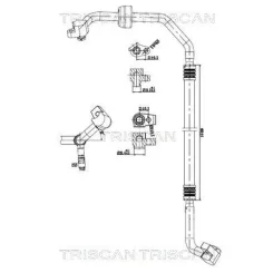 Cső Klíma Ford Fiesta Vii 17- - TRISCAN (901016015)