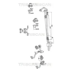 Cső Klíma Opel Astra J 1.4 11- - TRISCAN (901024021)