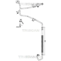 Cső Klíma Citroen Berlingo 1.2 18- - TRISCAN (901028001)