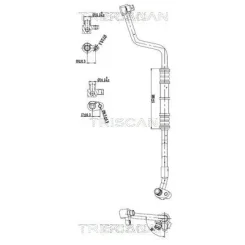 Cső Klíma Mini Cooper D 06-16 - TRISCAN (901011005)