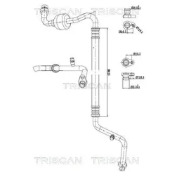 Cső Klíma Nissan Juke 1.5 Dci 10-19 - TRISCAN (901014002)