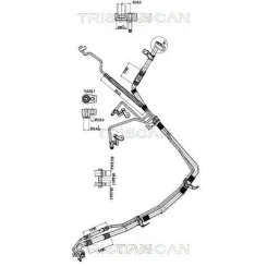 Cső Klíma Ford Transit 2.2 Tdci, 2.0 12-23 - TRISCAN (901016055)