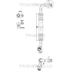 Cső Klíma Citroen C4 1.6 Hdi 04-12 - TRISCAN (901028005)