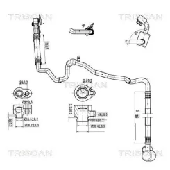 Cső Klíma Vw Up 11-23 - TRISCAN (901029001)