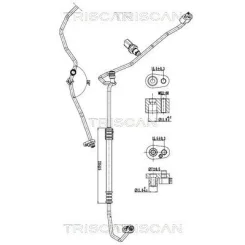 Cső Klíma Vw Tiguan 2.0 Tdi 16- - TRISCAN (901029030)
