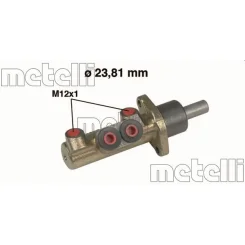Főfékhenger Vw Transporter/Sharan 95- - METELLI (05-0311MET)