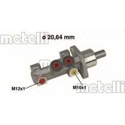 Főfékhenger Renault Clio Ii 98- Abs - METELLI (05-0420MET)