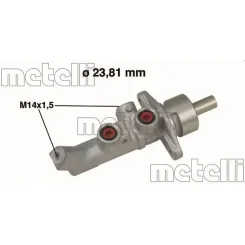 Főfékhenger Toyota Avensis/Corolla 1,6-2,4 03-08 - METELLI (05-0648MET)
