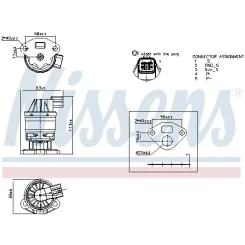 Szelep Egr Honda - NISSENS (NIS98523)