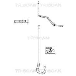 Cső Szervó Ford Galaxy Ii 06-15/S-Max 06-14/Mondeo Iv 07-15 - TRISCAN (851616033)