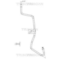 Cső Szervó Ford Transit 00-06 - TRISCAN (851616040)